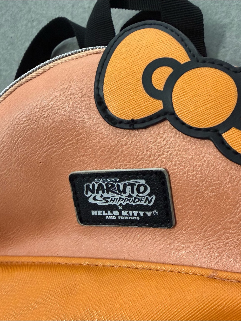 Sanrio Hello Kitty x Naruto Shippuden Women’s Mini Backpack Orange - Picture 4 of 10